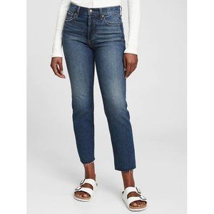 GAP High Rise Cheeky Straight Jeans with Washwell 31